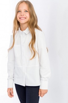 Симпатичная блузка для девочки 5032SC22 Vulpes белый Familiy
