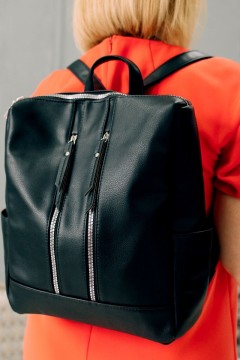 Модный женский рюкзак Loco черный Chica rica(фото3)