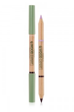 Двойной карандаш для глаз DUO Eye Liner, тон матовый молочный/сатиновый коричневый Faberlic(фото2)