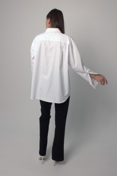 Однотонная женская рубашка Mari-line(фото3)