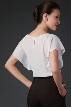 Свободная блуза Аква 52 размера Art-deco(фото3)