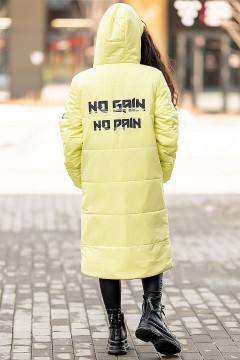 Модное пальто для девочки 134-23з-1 Batik(фото2)