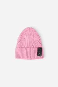Красивая шапка для девочки КВБ 20329/ш/розовый бутон шапка Cubby