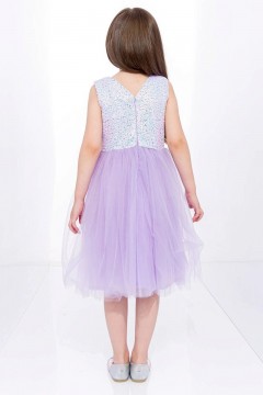 Волшебное платье для девочки 5040AW22 Vulpes фиолетовый Familiy(фото3)