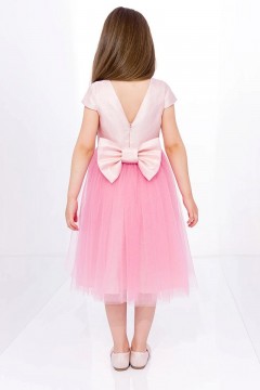 Превосходное платье для девочки 5037AW22 Vulpes розовый Familiy(фото3)