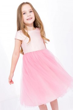 Превосходное платье для девочки 5037AW22 Vulpes розовый Familiy