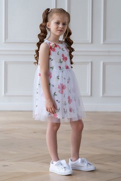 Очаровательное платье для девочки ПЛ-2017-1 Alolika(фото2)