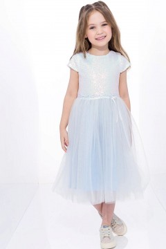 Привлекательное платье для девочки 5034AW22 Vulpes белый Familiy