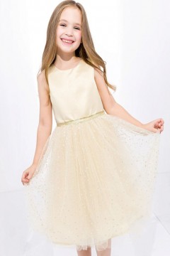Восхитительное платье для девочки 5033AW22 Vulpes желтый Familiy