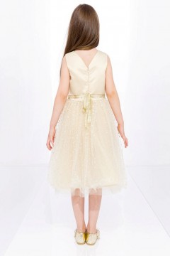 Восхитительное платье для девочки 5033AW22 Vulpes желтый Familiy(фото3)