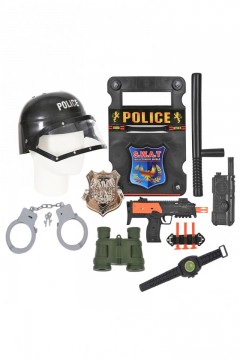 Набор оружия полиции с автоматом-трещеткой MP5 WB BN369P-07A Familiy