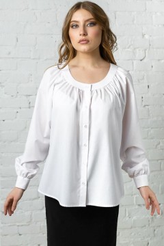 Романтичная женская блузка Фабрика белых блуз