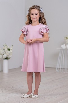 Лаконичное платье для девочки ПЛ-2203-11 Alolika(фото2)