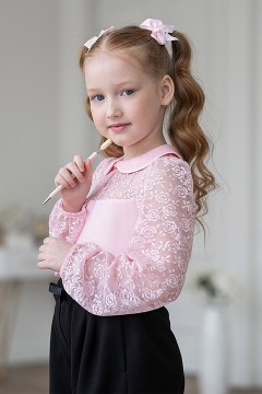 Великолепная блузка для девочки ТБ-2207-3 Alolika(фото2)