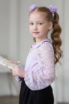 Очаровательная блузка для девочки ТБ-2207-6 Alolika(фото2)