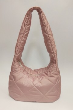 Оригинальная женская сумка Bonya стеганая ткань нежно-розовый Chica rica(фото3)
