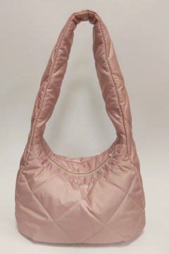 Оригинальная женская сумка Bonya стеганая ткань нежно-розовый Chica rica(фото2)
