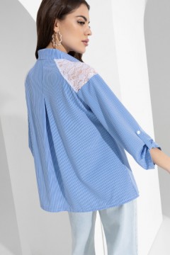 Интересная женская блузка с верхним запахом Charutti(фото4)