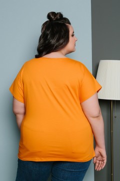 Оранжевая женская футболка Jetty-plus(фото3)
