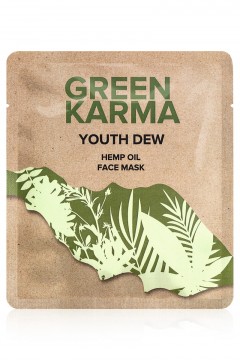 Маска для лица с маслом конопли Green Karma Faberlic