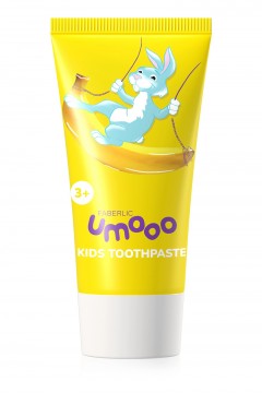 Детская зубная паста без фтора Umooo 3+ Faberlic