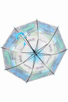 Зонтик с машинами сине-зелеными 2020 Familiy(фото3)