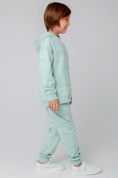 Симпатичные брюки для мальчика КР 400534/голубая дымка к380 брюки Crockid(фото2)