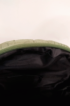 Удобный женский рюкзак Nino зелёный стеганая ткань Chica rica(фото6)