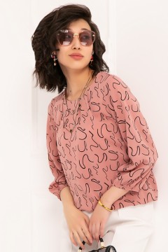 Прекрасная блузка в розовом цвете Bellovera(фото2)