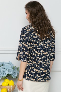 Красивая блуза с цветочным принтом  Bellovera(фото5)
