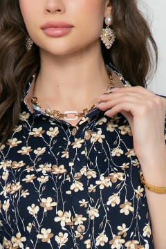 Красивая блуза с цветочным принтом  Bellovera(фото4)