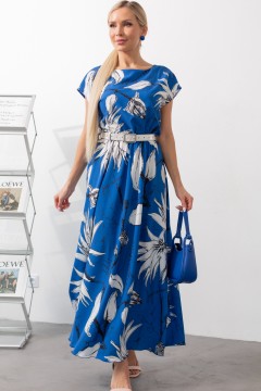 Замечательное платье в цвете электрик Дарья №94 Valentina