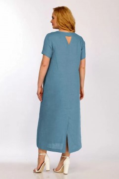 Практичное женское платье 2927-2 ГОЛУБОЙ Jurimex(фото2)