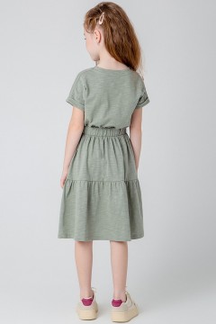 Красивая юбка для девочки КР 7131/зеленый чай к371 юбка Crockid(фото3)