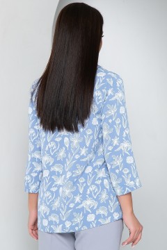Стильная блуза с укороченными рукавами Diolche(фото4)