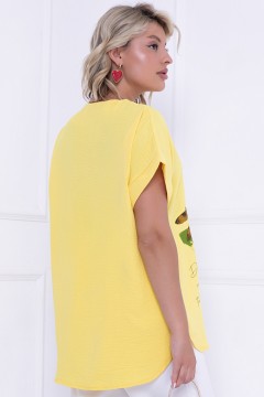 Лёгкая блуза с ярким принтом Bellovera(фото4)