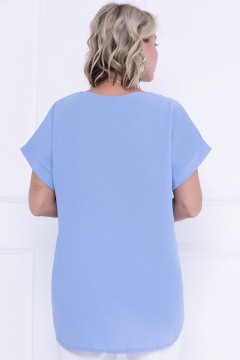 Стильная блуза с ярким принтом Bellovera(фото4)