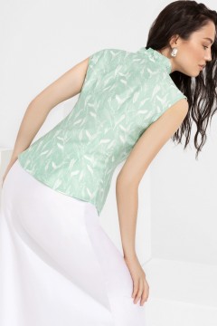 Женская блузка с притачными оборками Charutti(фото4)