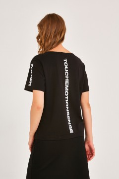 Женская футболка с текстовым принтом Priz(фото4)
