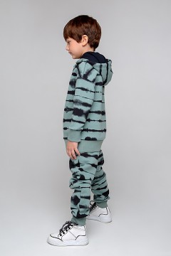 Модные брюки для мальчика КР 400452/полынь,размытые полосы к346 брюки на рост 140 см Crockid(фото2)