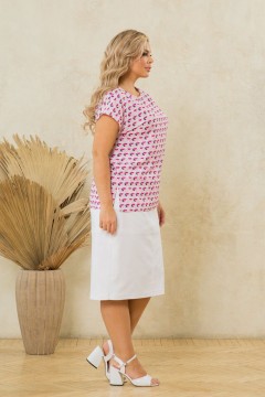 Блуза с геометрическим принтом Malina(фото3)