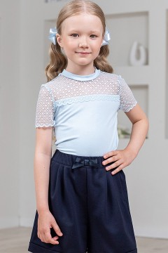 Блузка для девочки с короткими рукавами ДЖ-2302-2 Alolika