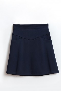 Школьная юбка для девочки в синем цвете 5088SC23 Vulpes Familiy(фото3)