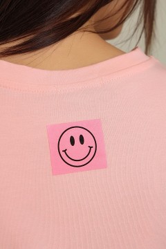 Розовая футболка с принтом 39900 (фото3)