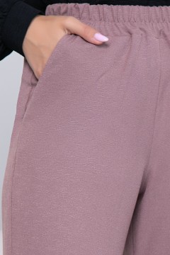 Однотонные брюки на резинке Lady Taiga(фото3)