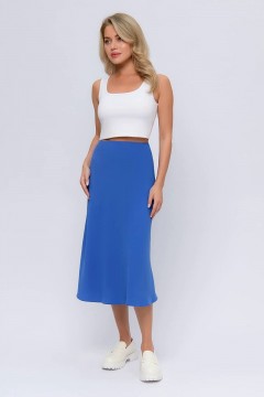 Синяя юбка длины миди 1001 dress(фото2)