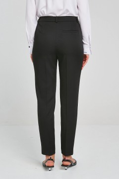 Чёрные брюки со шлёвками Priz(фото5)