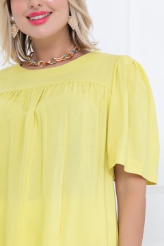 Блуза жёлтого цвета с короткими рукавами Bellovera(фото3)