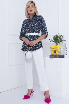 Летняя блуза с цветочным принтом Bellovera(фото2)