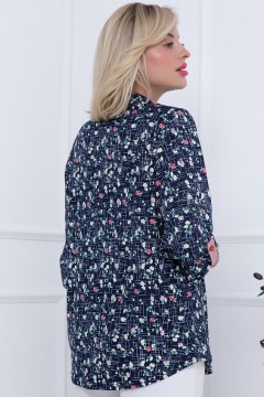 Летняя блуза с цветочным принтом Bellovera(фото4)